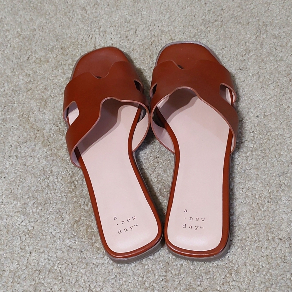 Tan sandals